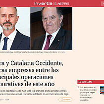 Indra y Catalana Occidente, nicas empresas entre las principales operaciones corporativas de este ao